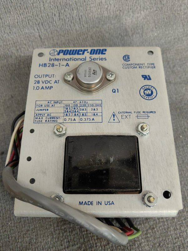 GE LUNAR DPX Netzteil Power-One HB28-1-A, 1,0A, 28VDC