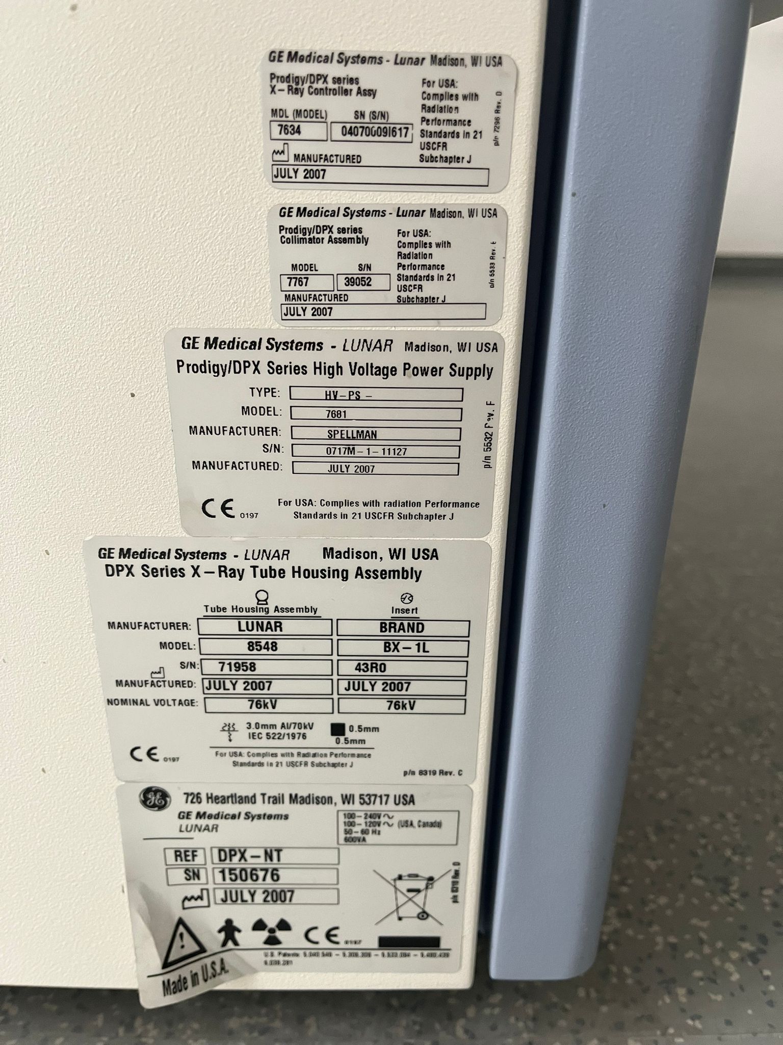 GE Lunar DPX NT – Gebraucht (Baujahr 2007) – Bild 2